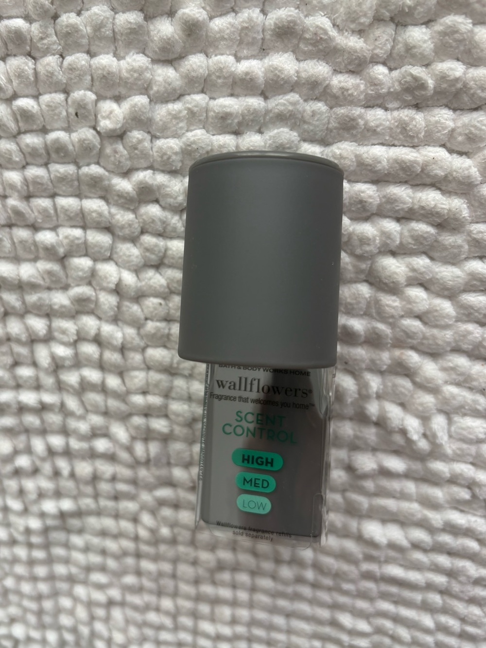 NWT Bath & Body Works Wallflowers Scent Control Plug-In - Gray